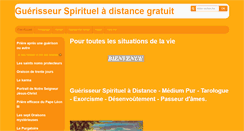 Desktop Screenshot of daniel-guerisseurspirituel.com