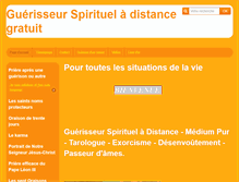 Tablet Screenshot of daniel-guerisseurspirituel.com